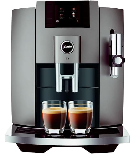 Amazon | JURA E8 Dark Inox 全自動コーヒーマシン コーヒーメーカー
